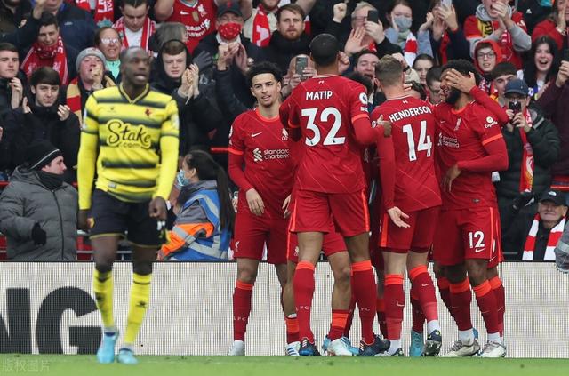 利物浦客场击败沃特福德,英超领先优势不容动摇