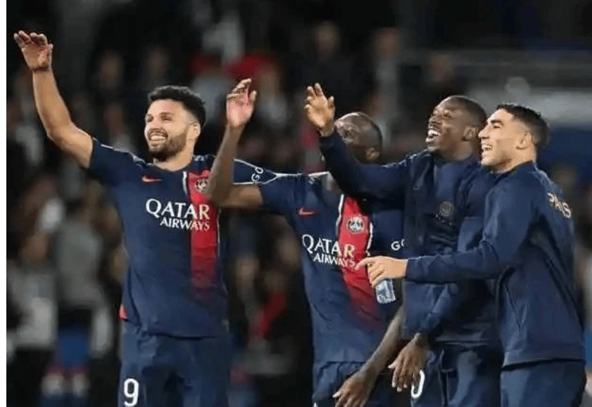 包含巴黎圣日耳曼客场遭遇阻击，战平兰斯的词条