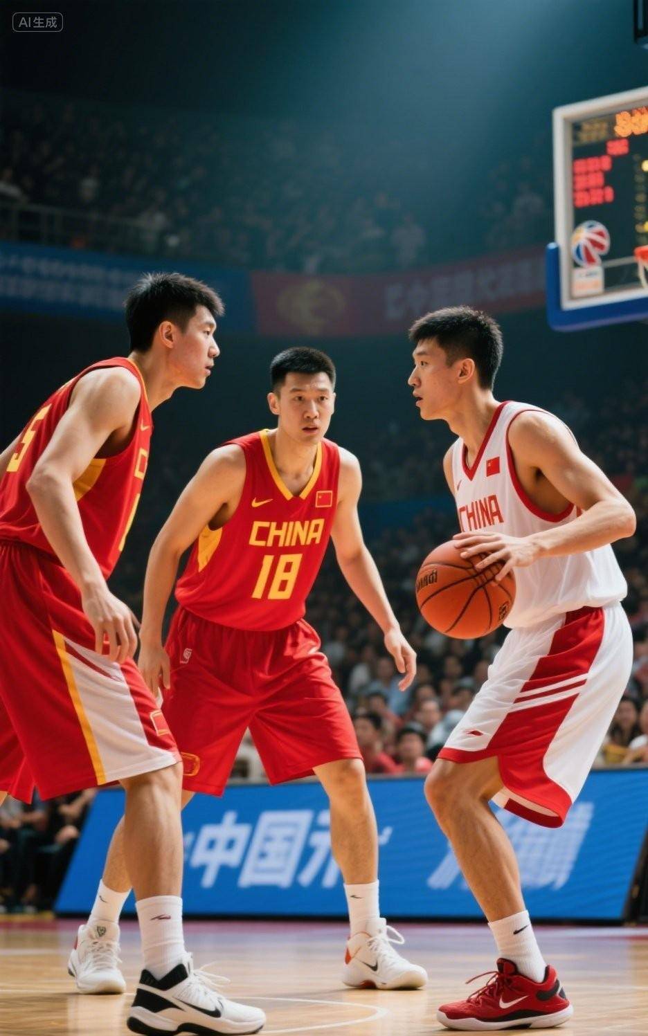 包含创纪录的成绩！篮球比赛中将人们带入新的高潮！的词条