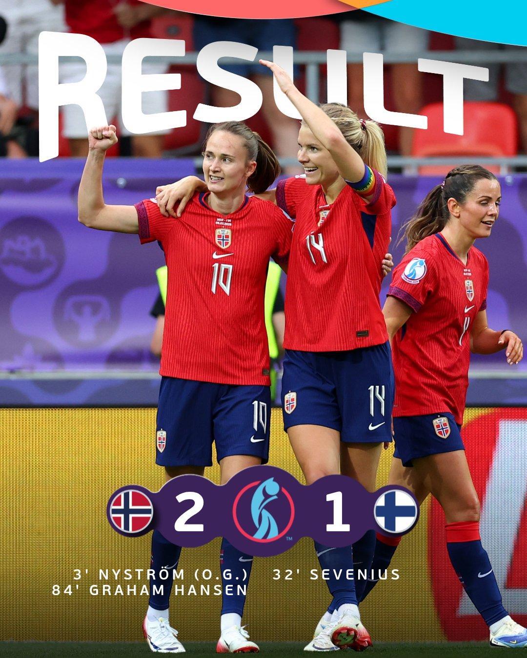 挪威女足比赛实现胜利，晋级半决赛